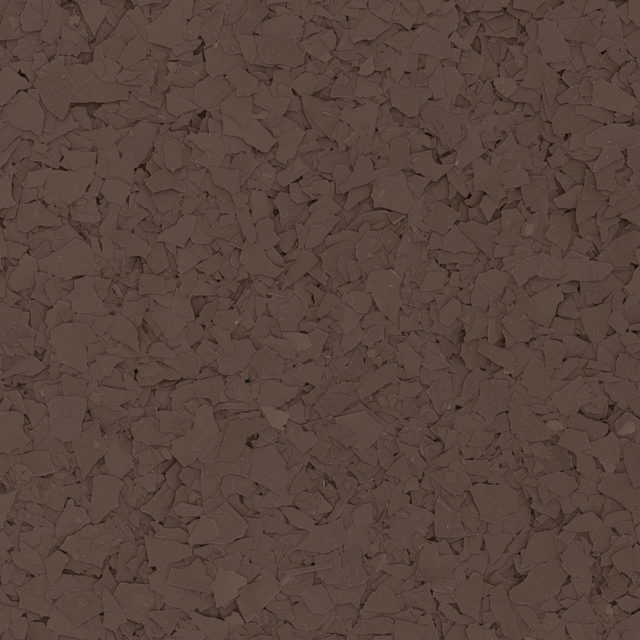 dark brown floor flakes - Innovative Garage Flooring partial flake epoxy flooring