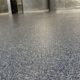 close up of epoxy flooring in a commercial space- Innovative Garage Flooring epoxy flooring